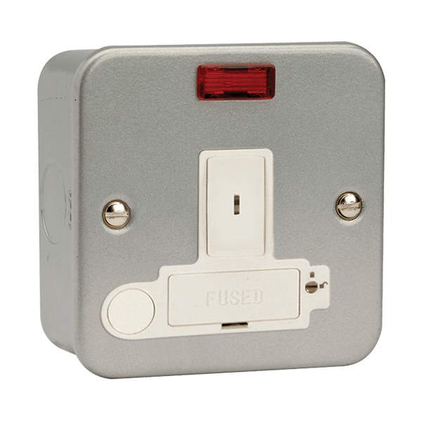 Click Scolmore CL1252 13A DP KEY SWITCH LOCKABLE FCU WITH NEON