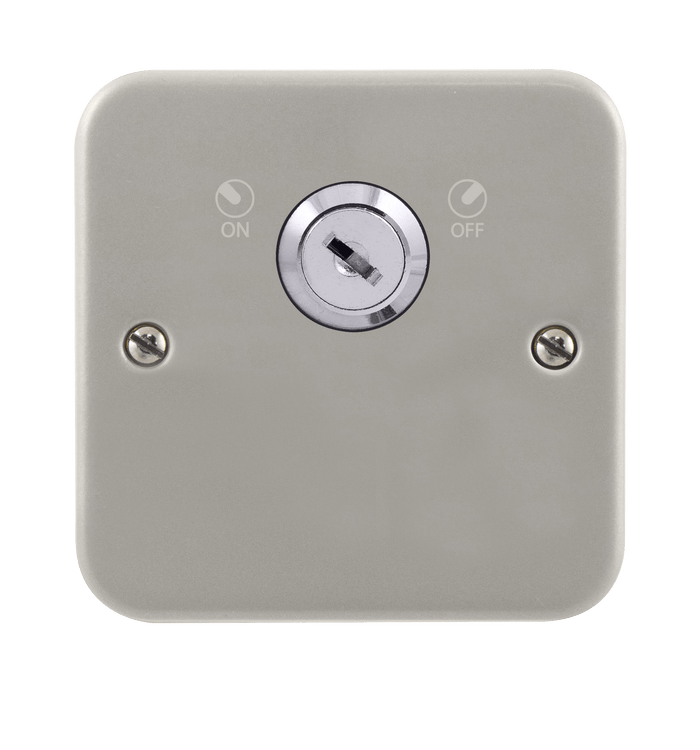 Click Scolmore CL660B 20A Double Pole Key Lockable Switch (No Knockouts)