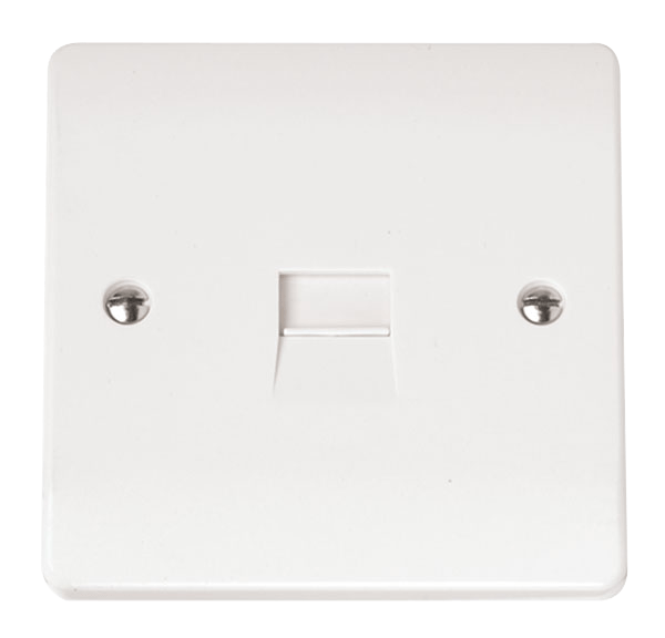 Click Scolmore CMA119 Single Telephone Outlet - Master