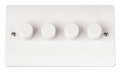Click Scolmore CMA164 CMA 4GANG 2WAY 100W LED DIMMER SWITCH