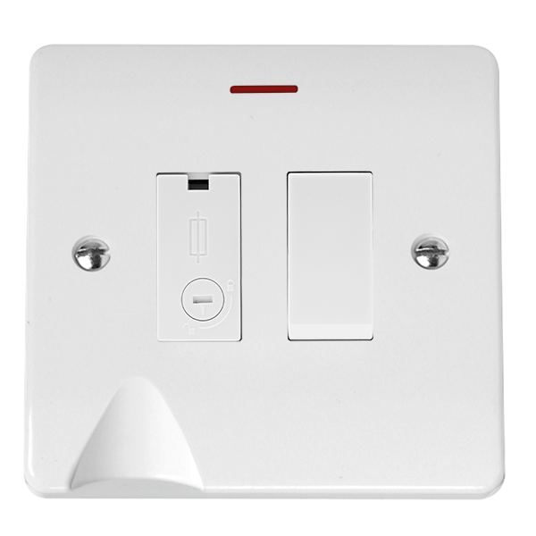 Click Scolmore CMA2052 13A SWITCHED FUSED CONNECTION UNIT WITH LED - WITH FLEX OUTLET