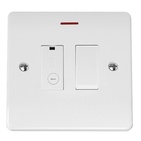 Click Scolmore CMA2652 13A SWITCHED FUSED CONNECTION UNIT WITH LED - WITHOUT FLEX OUTLET