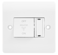 Click Scolmore CMA3020 10A 3 Pole Fan Isolation Plate Switch With 3A Fuse
