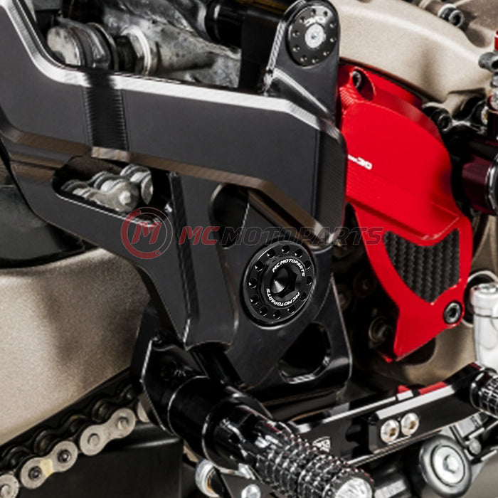 CNC Anodized Rearset Frame Caps For Ducati MULTISTRADA 1000 1100 620