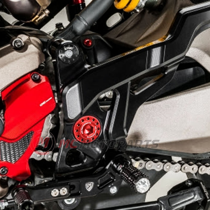 CNC Anodized Rearset Frame Caps For Ducati MULTISTRADA 1000 1100 620