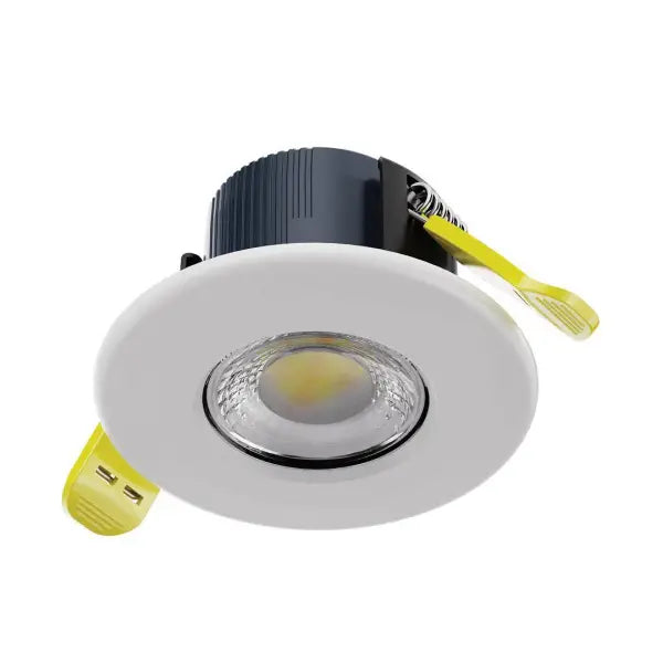 Collingwood DLT551500B10 H2 Lite CSP Dual Wattage (4-6W), Colour Changing (CCT), Waterproof (IP65) Downlight Suitable for Bathrooms- Pack of 10