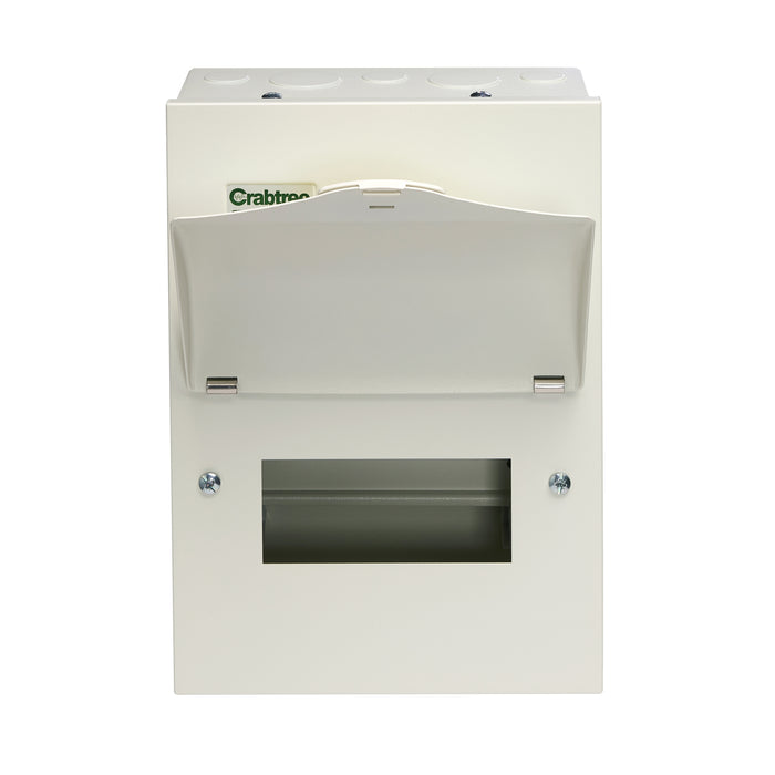 Crabtree 506-0A 6 Module All Metal Enclosure