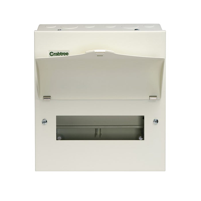 Crabtree 509-0A 9 Module All Metal Enclosure