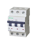 Danson E-DBZC302 MCB 10kA 2A 3P three Module C-Curve