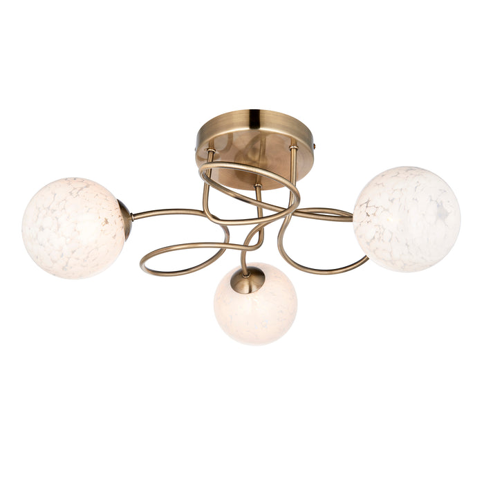 Endon 97647 Delos 3lt Semi flush
