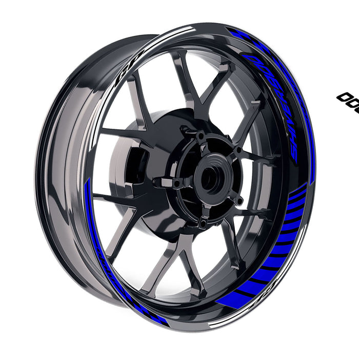 Fit Aprilia Shiver 900 Logo GP 17 inch Rim Wheel Stickers Racing Check