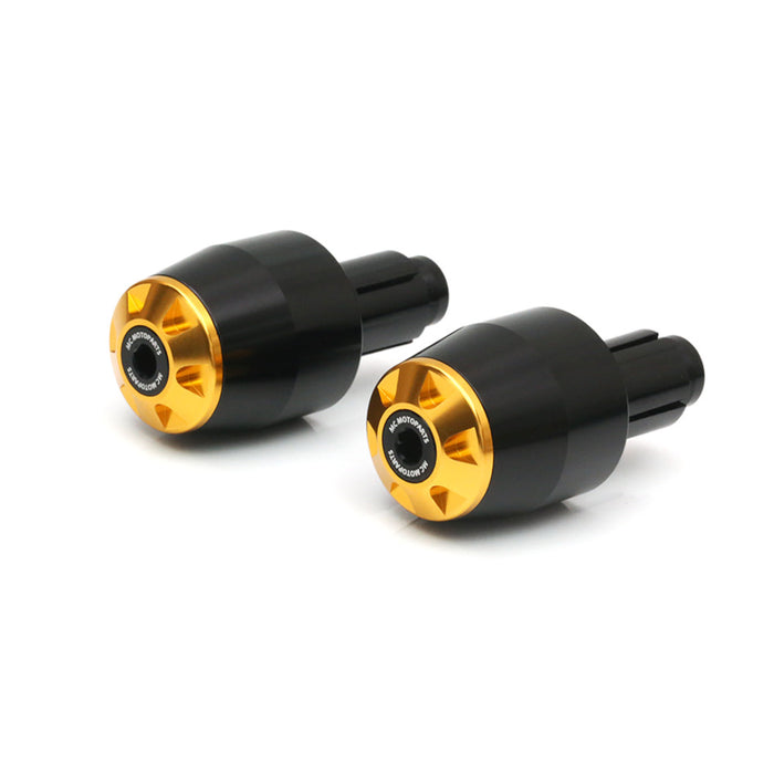 MC Motoparts CNC bar ends for Benelli 1130 TNT, 899 BN302 Storm motorcycle, featuring durable metal construction and sleek design.