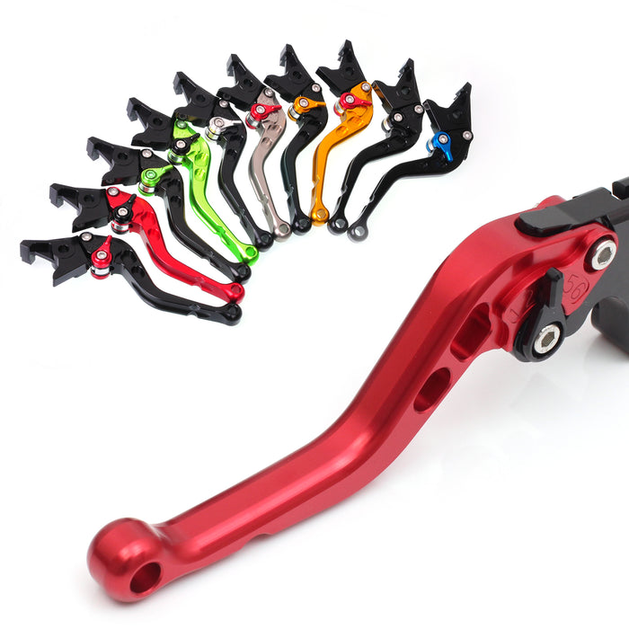 MC Motoparts CNC GP short brake and clutch lever for Ducati 959, 899, 1199, 1299 Panigale S motorcycles, black finish