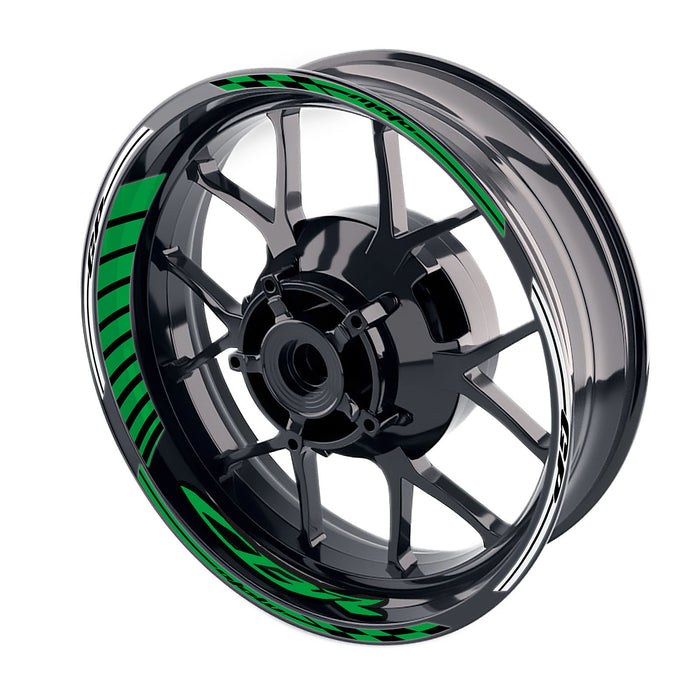 Fit Honda CBR1000RR CBR650R Logo Moto GP Stripe 17 inch Wheel Rim Sticker - MC Motoparts