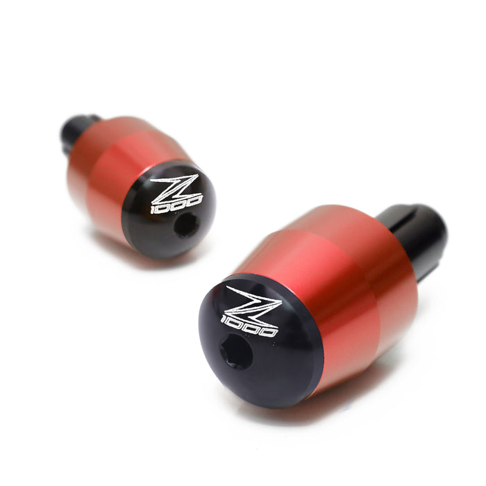 Fit Kawasaki Z1000 Engraved Logo LIM Handle Bar Ends - MC Motoparts