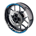 Fit Yamaha MT-03 Logo Moto GP Check 17 inch Wheel Rim Sticker - MC Motoparts