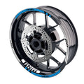Fit Yamaha XSR 700 900 Logo Moto GP Check 17 inch Wheel Rim Sticker - MC Motoparts