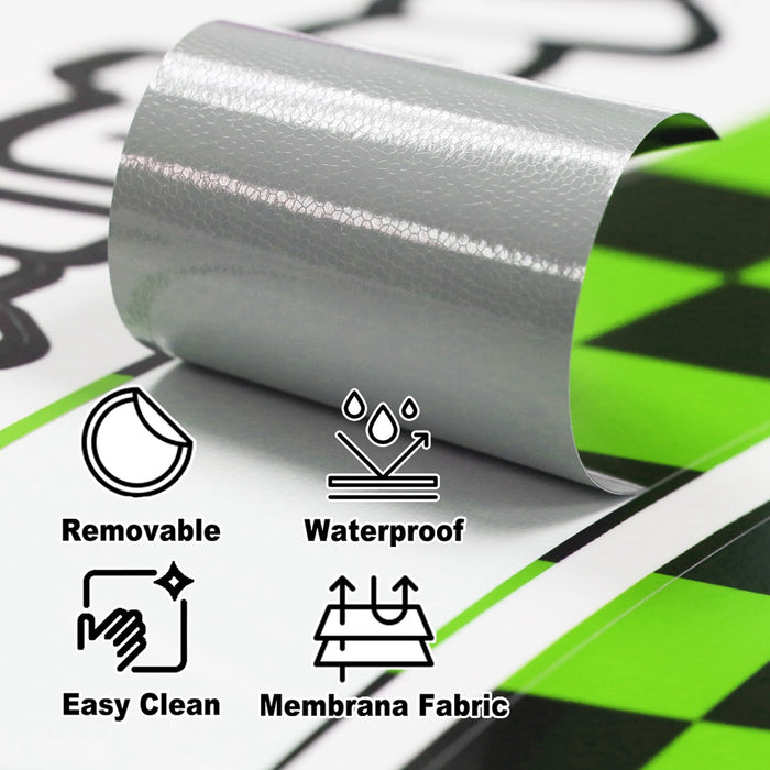 Yamaha YZF R1 2019-2020 Moto GP check 17 inch wheel rim sticker by StickerBao, featuring Moto GP logo and racing design.