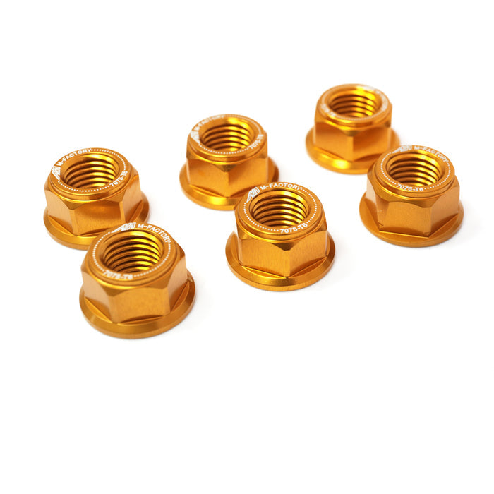 Fits Aprilia Caponord 1200 Dorosduro 750 1200 Billet M10 Rear Sprocket Nuts - MC Motoparts