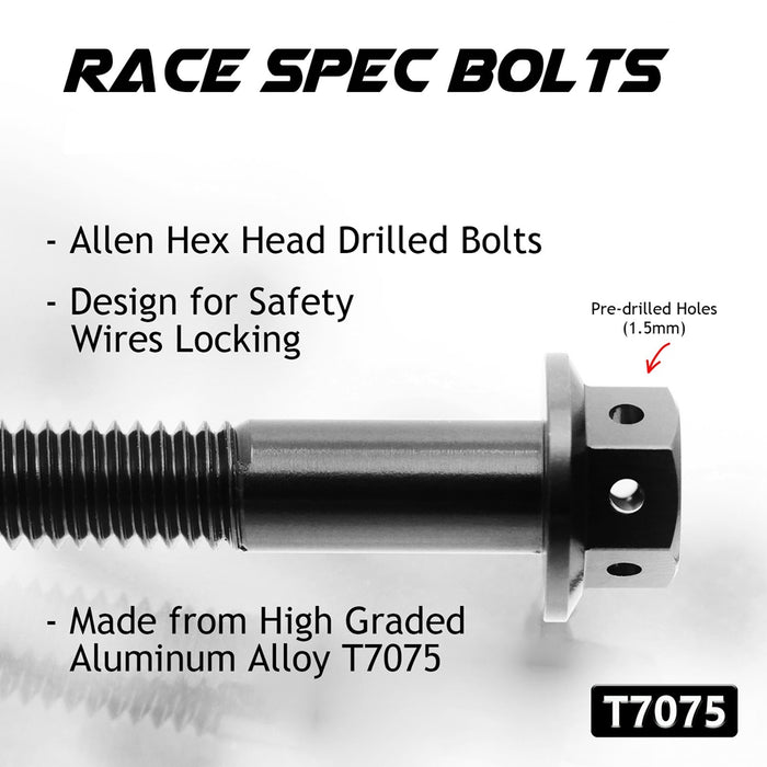 Details of Honda CB500F 2013-2019 CNC Crankcase Cover Bolt Kit