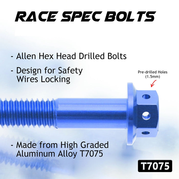 Details of Honda CBR1000RR 2004-2005 CNC Crankcase Cover Bolt Kit