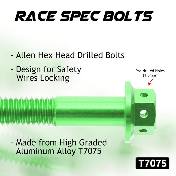 Details of Honda CBR954RR 2002-2003 CNC Crankcase Cover Bolt Kit