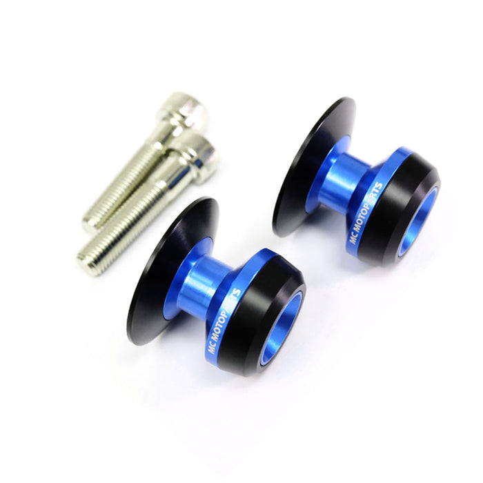 Fits Kawasaki Z125 Z750 ER6N ER6F TWALL 10mm Swingarm Spools - MC Motoparts