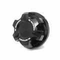 MC Motoparts CNC oil filler cap for Yamaha Tracer 9 GT, XSR900, MT-09, FZ09, and T-Axis models, black metal finish.