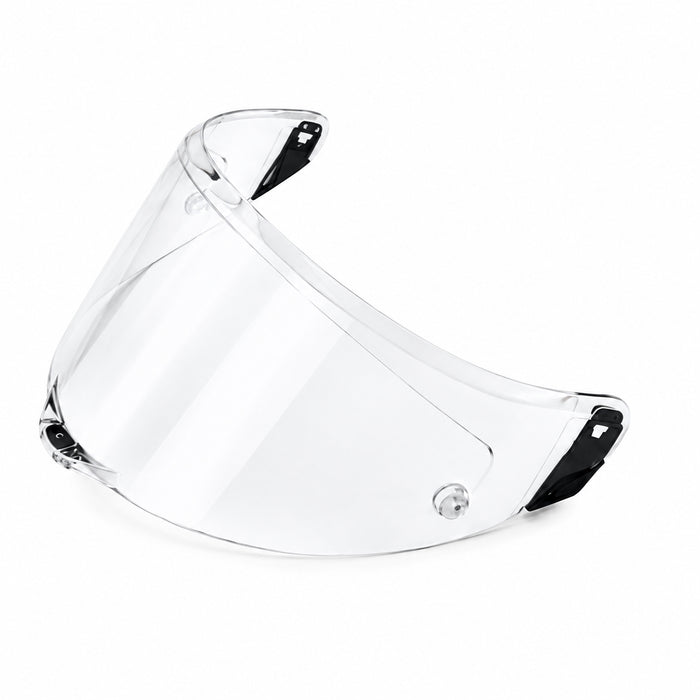 Light tint and clear replacement helmet visor for AGV PISTA GPR GPRR CORSA R RACE helmets by MC Motoparts, suitable for day and night riding.