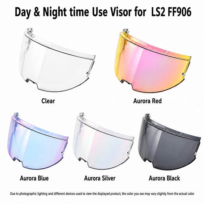 For LS2 Advant Replacement Visor (FF906) (not fit Advant X) – Light Tint Finishes / Clear - Day & Night Use Series