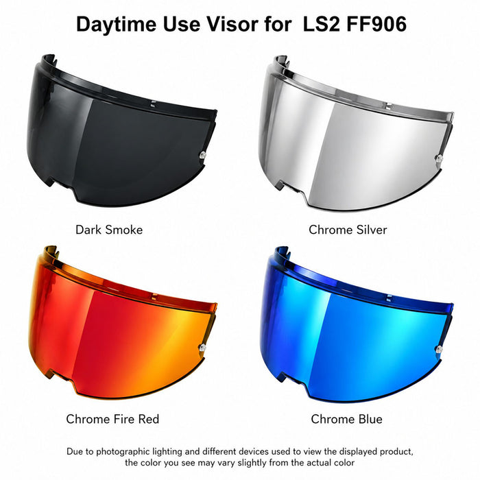 For LS2 Advant Replacement Visor (FF906) (not fit Advant X) – Tinted & Spectra Mirror Finishes - Daytime Use Series