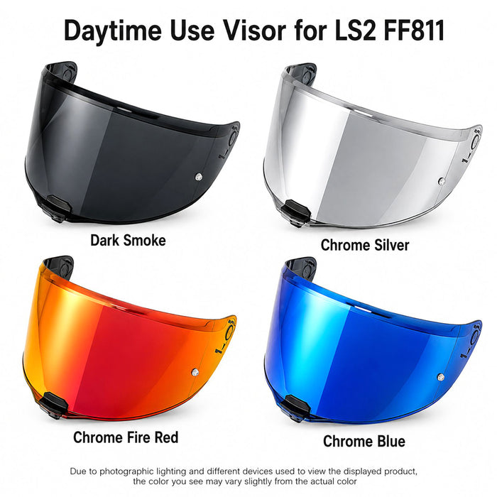 For LS2 Vector 2 Citation 2 Replacement Visor (FF811) – Tinted & Spectra Mirror Finishes - Daytime Use Series