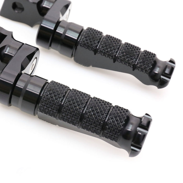 Fit Ducati 1199 1299 Panigale RFIGHT 40mm Adjustable Front Black Foot Pegs - MC Motoparts