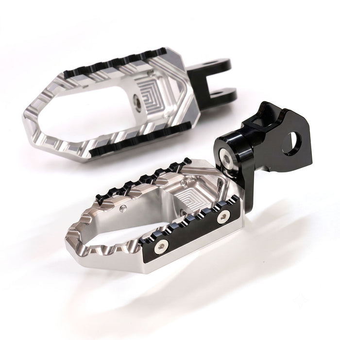 {Front}  Fits Kawasaki Vulcan 650 S Cafe EN650 TRC Touring 25mm Adjustable Foot Pegs