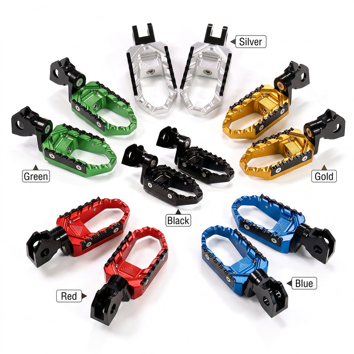 {Front}  Fits Kawasaki Vulcan 650 S Cafe EN650 TRC Touring 25mm Adjustable Foot Pegs