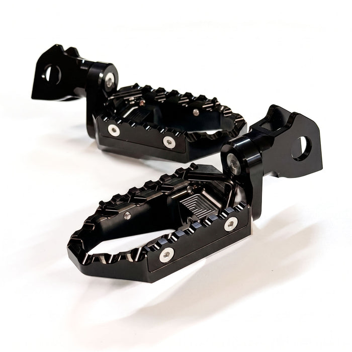 {Front}  Fits Kawasaki Vulcan 650 S Cafe EN650 TRC Touring 25mm Adjustable Foot Pegs