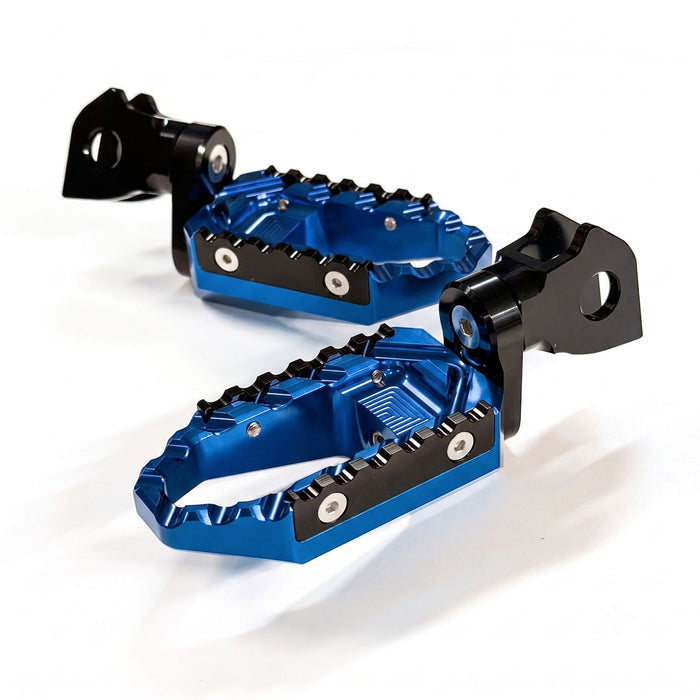 {Front}  Fits Kawasaki Vulcan 650 S Cafe EN650 TRC Touring 25mm Adjustable Foot Pegs