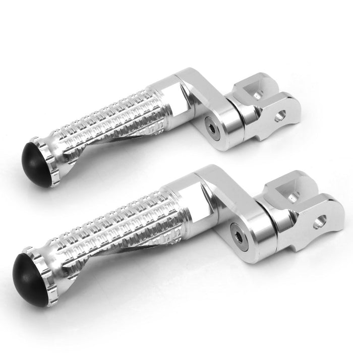 {Front}  Fits Moto Guzzi V9 V7 V100 M-PRO 25mm Adjustable Foot Pegs - MC Motoparts