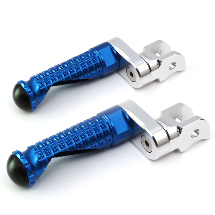 {Front}  Fits Moto Guzzi V9 V7 V100 M-PRO 25mm Adjustable Foot Pegs - MC Motoparts