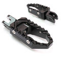MC Motoparts touring wide foot pegs for Moto Guzzi V9, V7, V100, TRC models, featuring standard foot peg design in black finish.