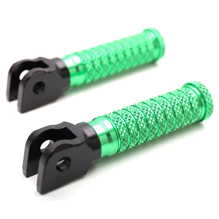 Front standard pole foot pegs for Yamaha BT1100, TDM900, XJR1300 motorcycle by MC Motoparts, showing metal footrest with grip surface
