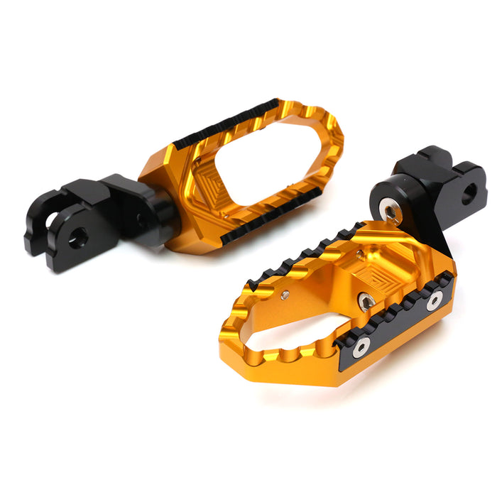 Fit Yamaha FZ1 Fazer FZ10 Front Touring 25mm Adjustable Foot Pegs - MC Motoparts