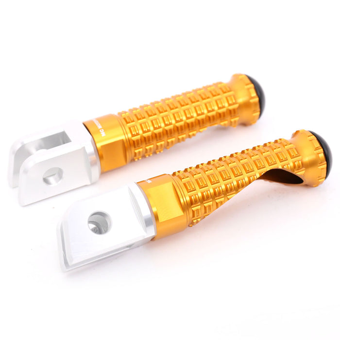 MC Motoparts standard foot pegs for Yamaha TDM900, XJR1300, XJ6 motorcycles, featuring durable metal construction and a sleek design.