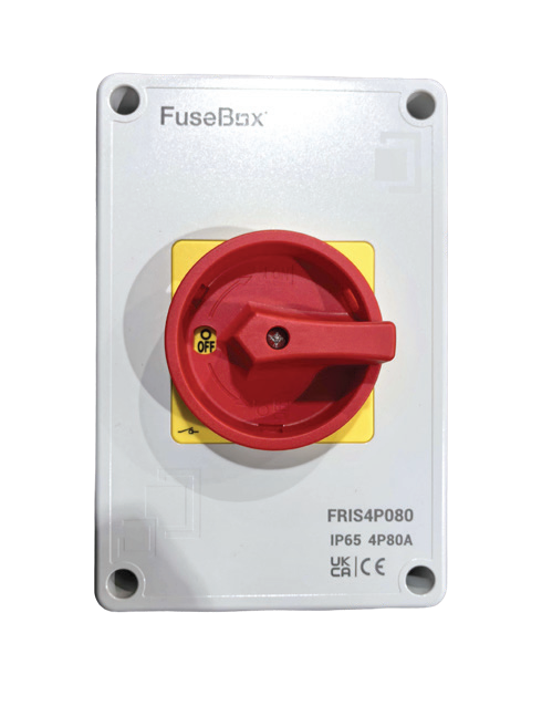 FuseBox FRIS4P080 80A AC 4 Pole Rotary Isolator Switch