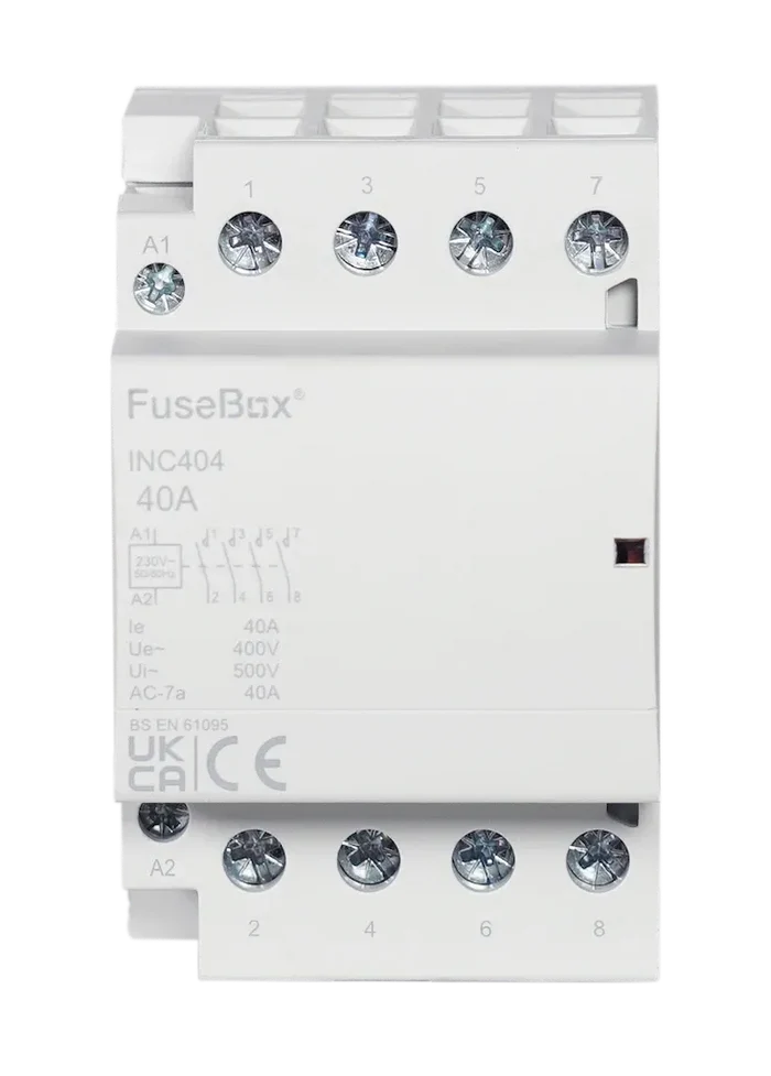 Fusebox INC404 40A 4P N/O 230V INSTALLATION CONTACTOR