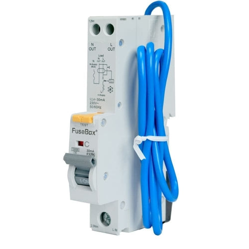 Fusebox RTA100630C RCBO, 6A 30mA 10kA Type A Curve C for 3 Phase