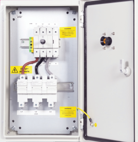Fusebox TPNFS100 100A 3P+N FUSED SWITCH (METAL) DOOR INTERLOCK IP65