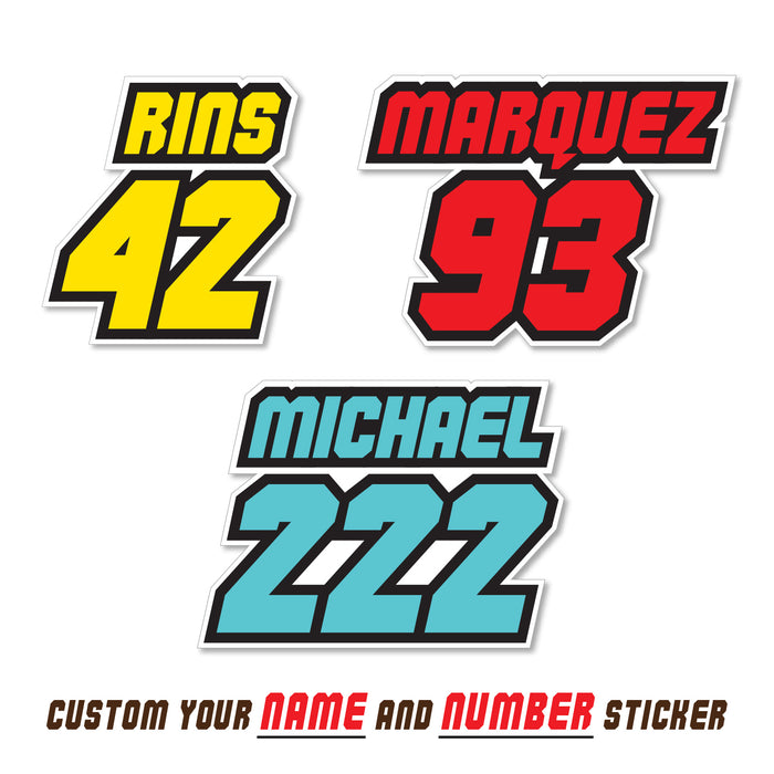Graphic Kit Decals Fairing Sticker Custom Number For Razor MX350 MX400 - C009 Blue Pixel Burst - MC Motoparts