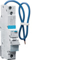Hager ADC445G 45A, 1-Pole, 6kA C-Curve RCBO