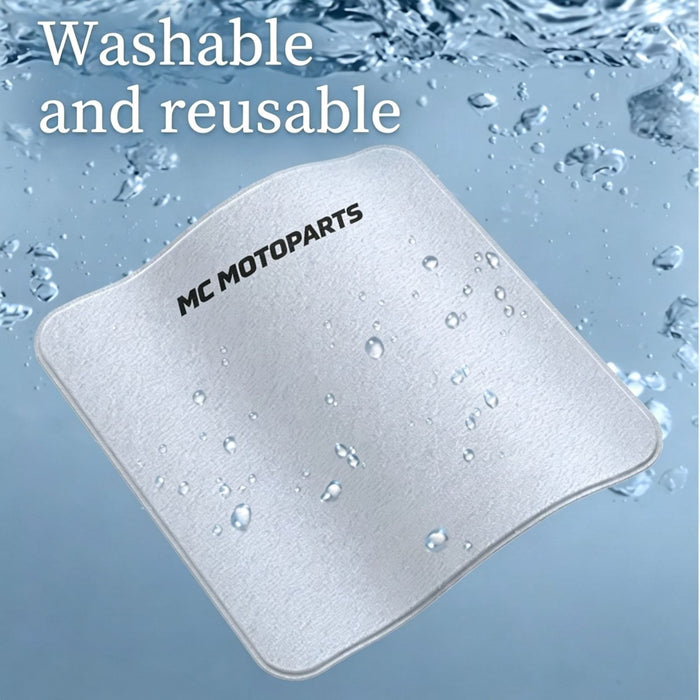 [Helmet Visor Cleaning Cloth] Premium Microfiber Polishing Cloth, Lint-Free (5 Pcs)